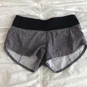 lulu lemon speed up shorts 🍋